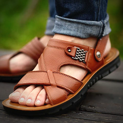 Geri Lot - Genuine Leather Sandals