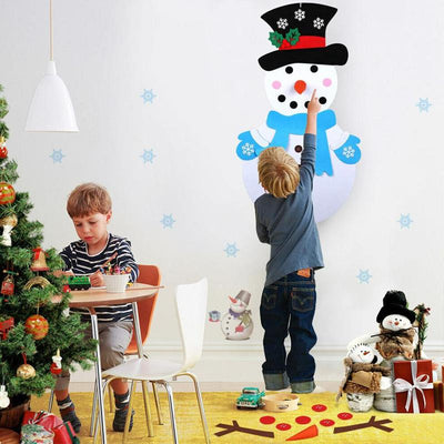 DIY Felt Snowman