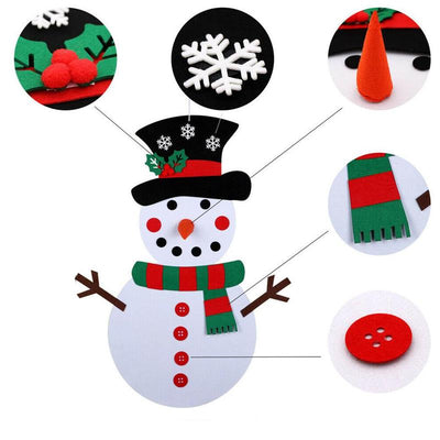 DIY Felt Snowman